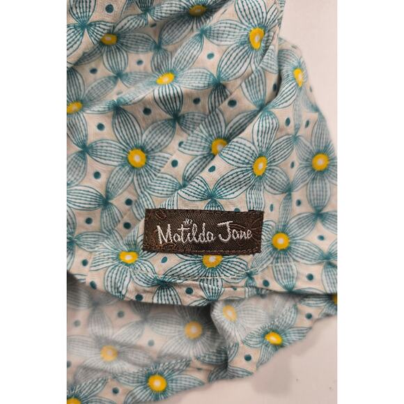 Matilda jane size M Floral mixed media boho sleevless summer career teacher EUC - Picture 6 of 8